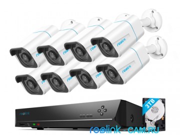 Комплект видеонаблюдения на 8 камер RLK16-810B8-A